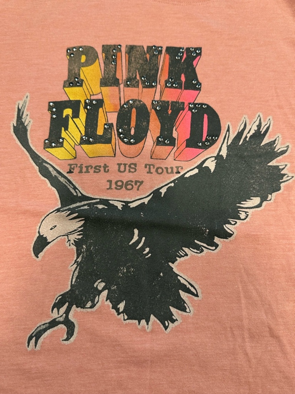 Lucky Brand Rust Pink Floyd Graphic Tee - Picture 4 of 7